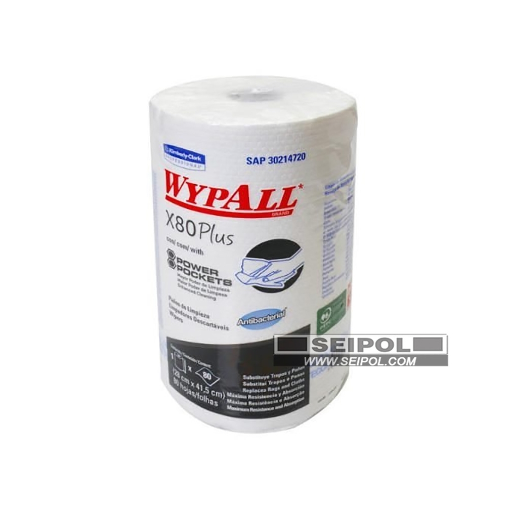 Wypall* X80 PAÑO ABSORVENTE-KIMBERLY CLARK
