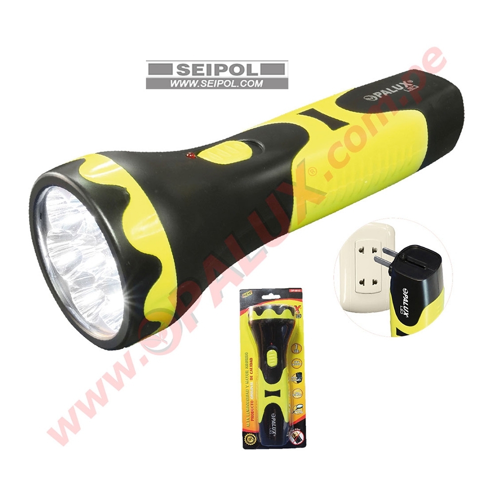 OP-6012 Linterna “OPALUX” 7 LED Recargable
