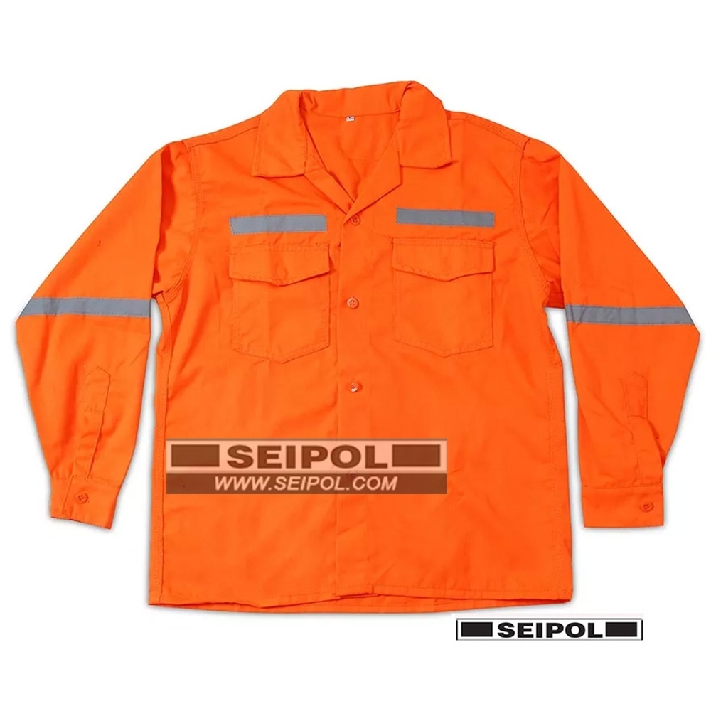 CAMISA DRILL TEC NARANJA 