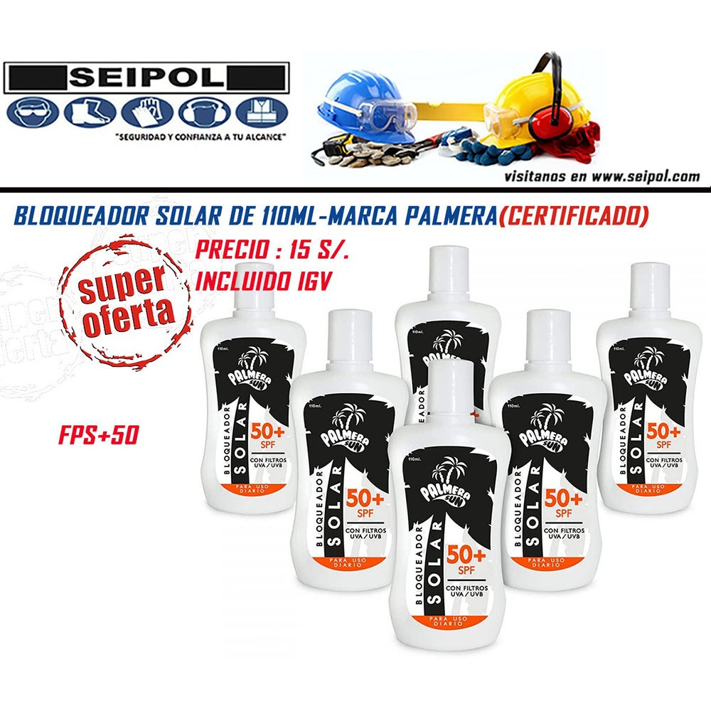 BLOQUEADOR SOLAR PALMERA 110ML