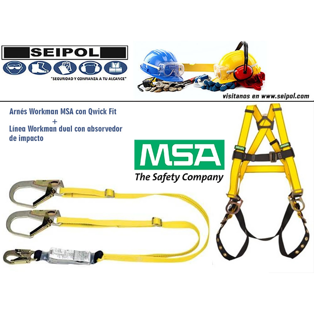 ARNES MSA WORKMAN DE 3 ANILLOS
